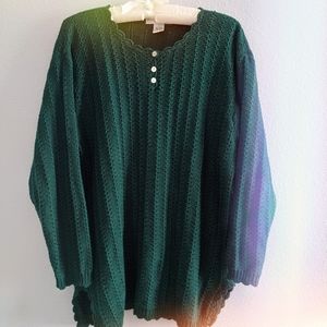 VINTAGE green sweater